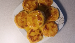 Portakallı Lor Peynirli Pancake